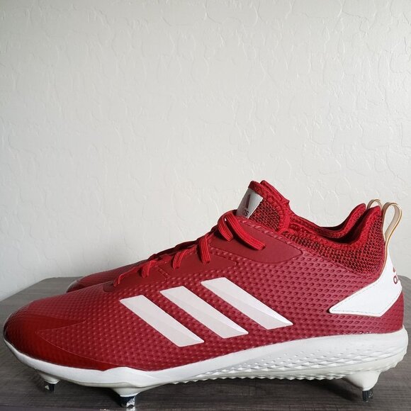 Adidas Adizero Afterburner Metal Baseball Cleats Red Size Mens 14 CG5217 NEW NWT - Picture 3 of 10